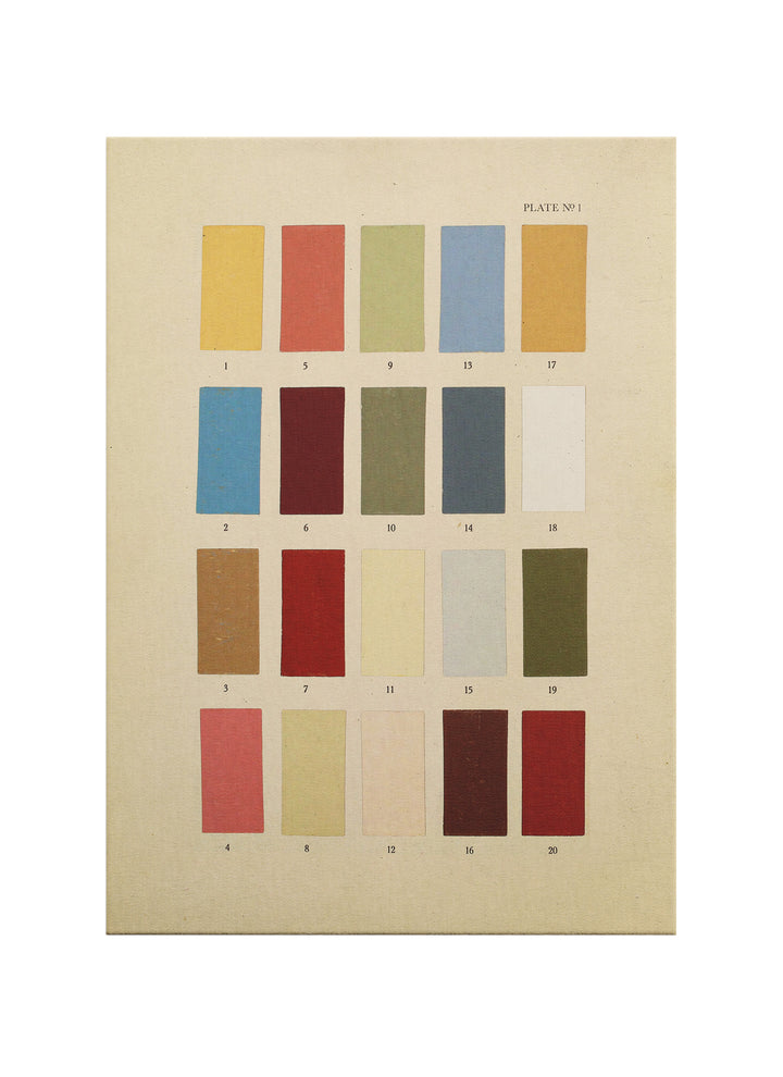 Vintage Renk Kartelası No:1 | Tarihsel Boya Numuneleri