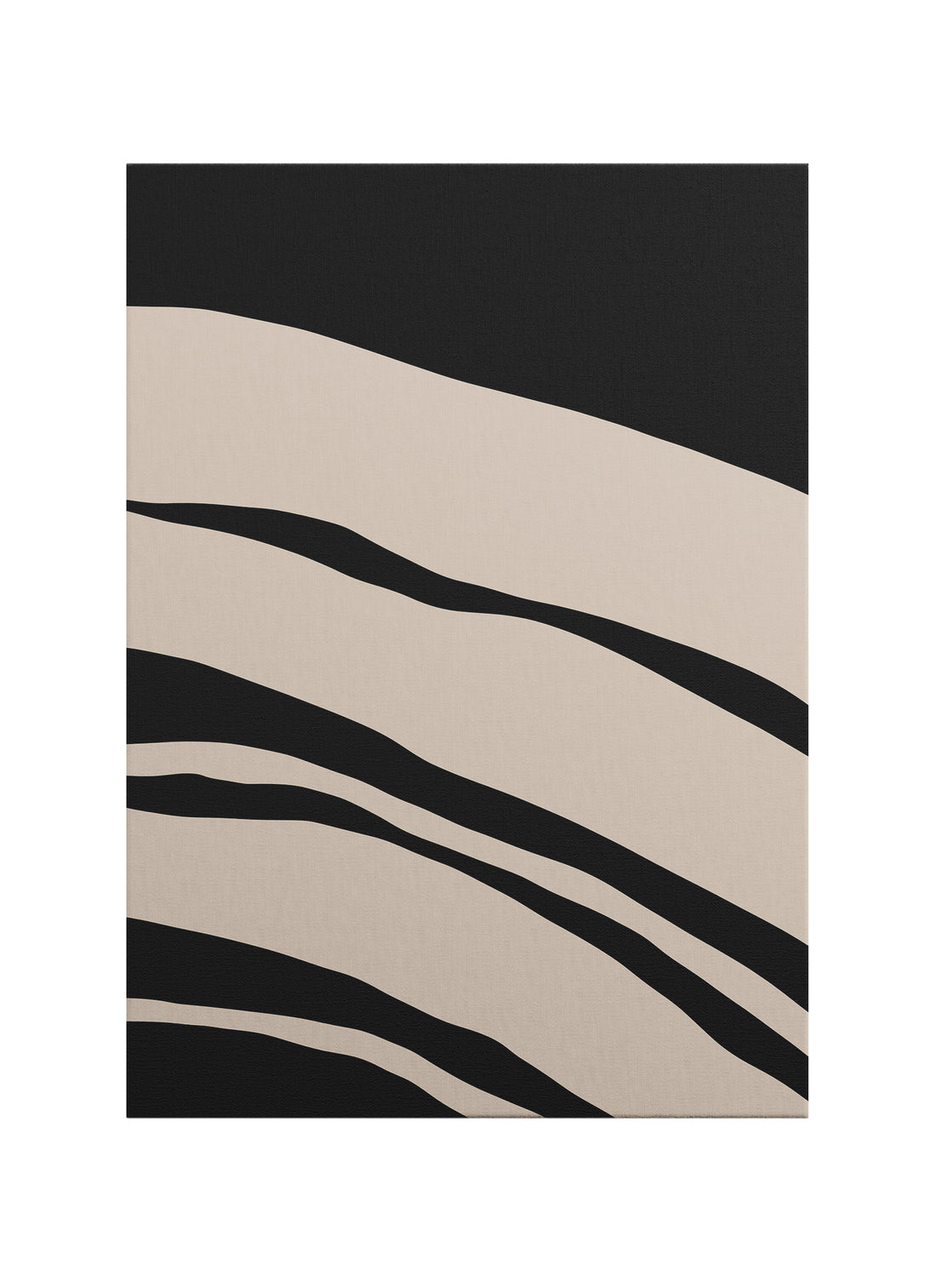 Yumuşak Dalgalar – Minimalist Soyut Kanvas Tablo