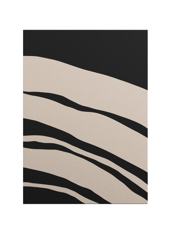 Yumuşak Dalgalar – Minimalist Soyut Kanvas Tablo