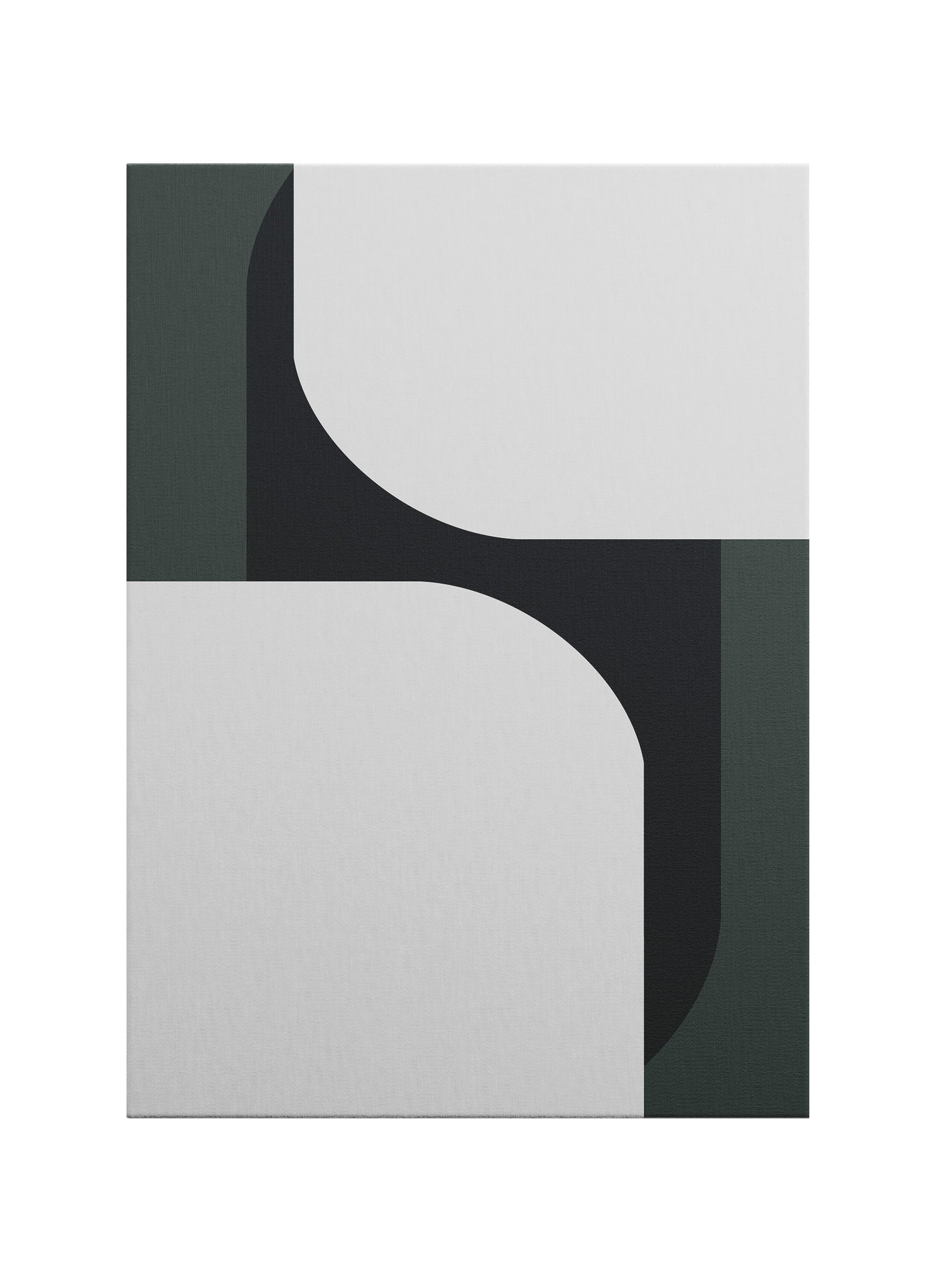 Yumuşak Geçiş – Minimalist Geometrik Kanvas Tablo