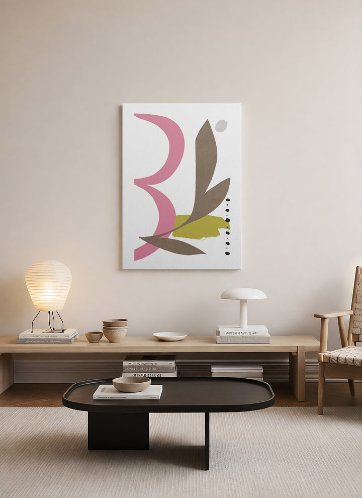 Zarif Denge – Soyut Minimalist Kanvas Tablo